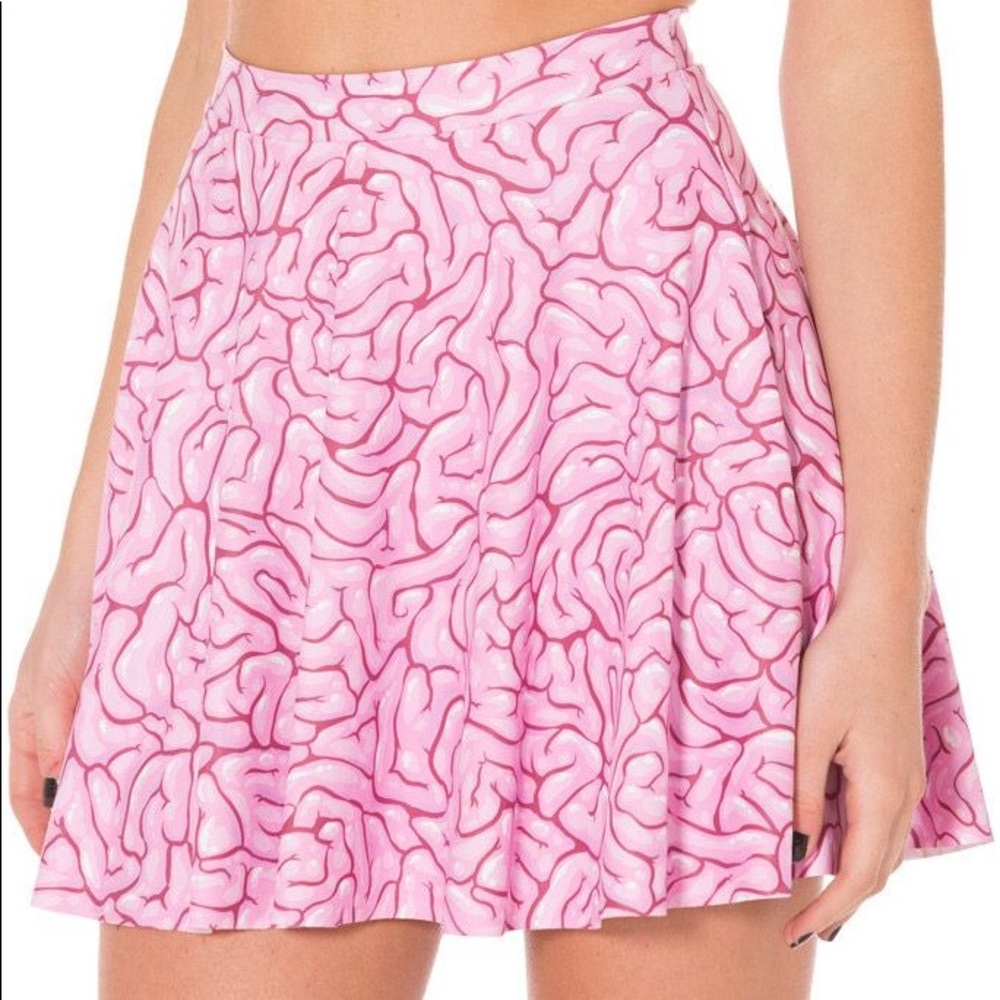 Black Milk Braaains Skater Skirt
